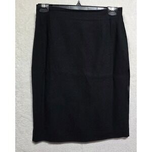 Liz Claiborne Classics Petite Black Pencil Skirt Size 8